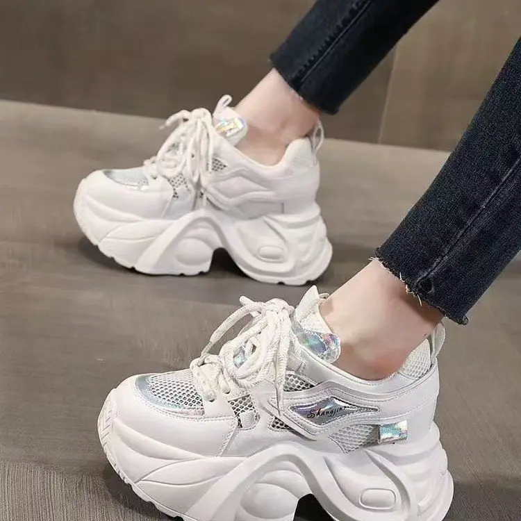 Women Thick Chunky Sandals Summer 2025 Mesh Breathable — feature 3