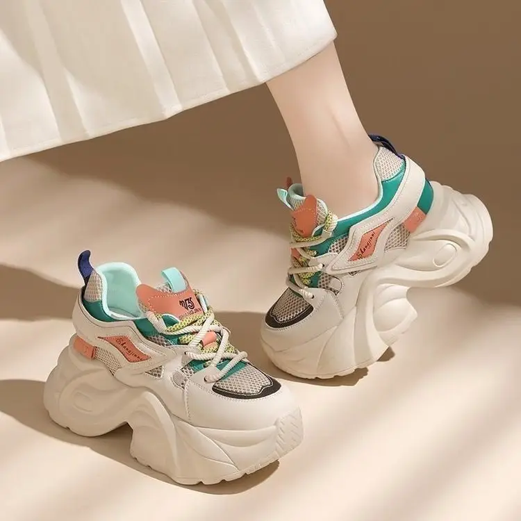 Women Thick Chunky Sandals Summer 2025 Mesh Breathable — feature 4