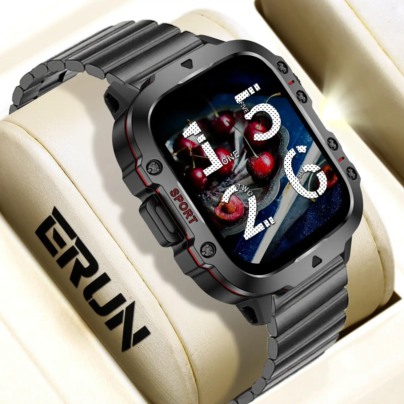 Smart Watch with Bluetooth Call & Heart Rate Tracker 188mm - Image 3