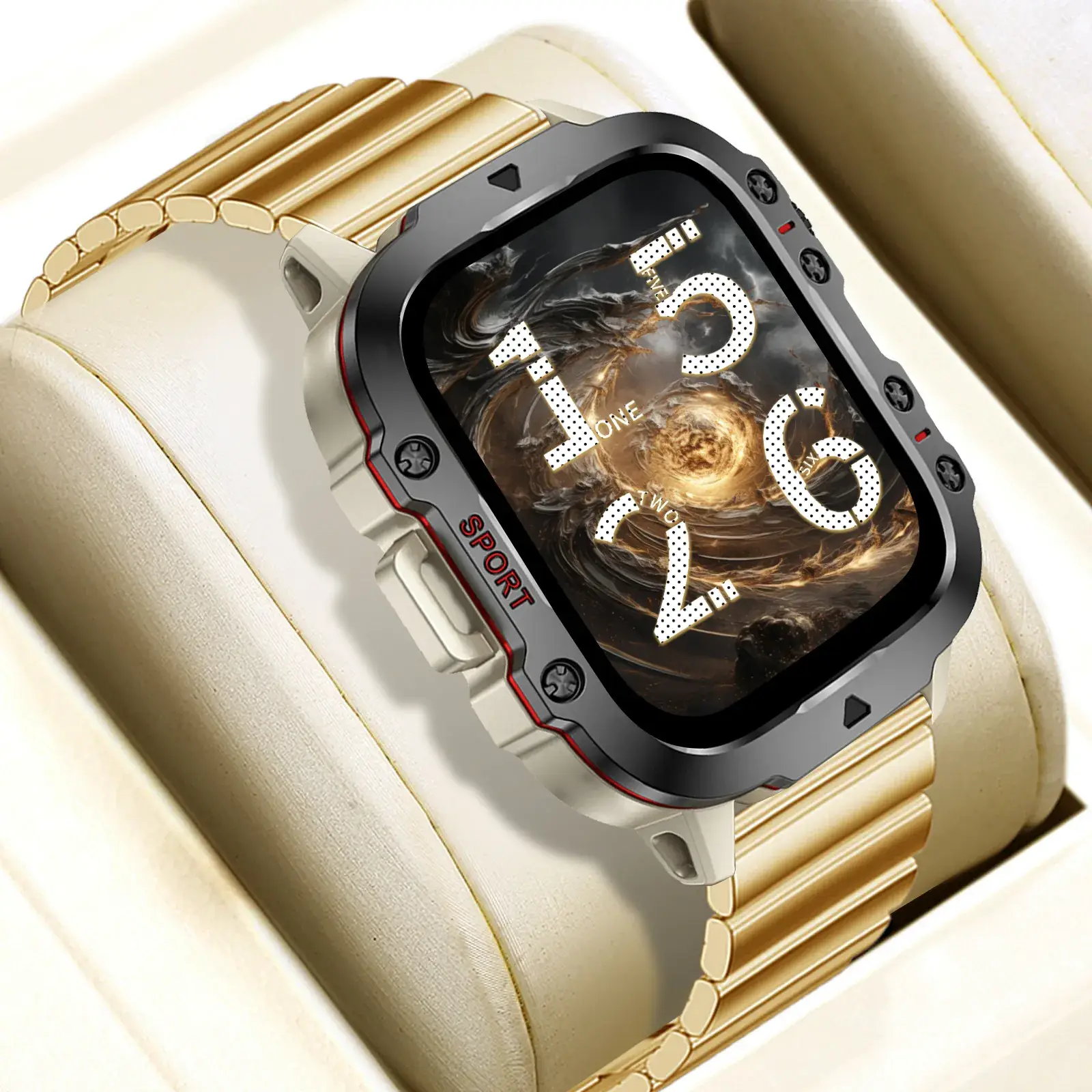 Smart Watch with Bluetooth Call & Heart Rate Tracker 188mm - Image 4
