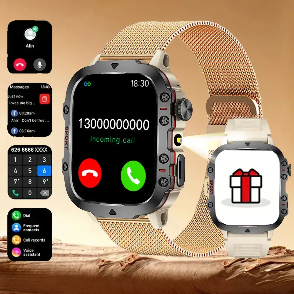 Smart Watch with Bluetooth Call & Heart Rate Tracker 188mm - Image 8