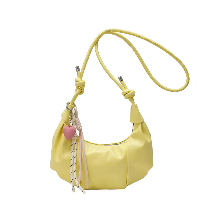 2025 Yellow Nylon Crossbody Bag for Women - Image 9