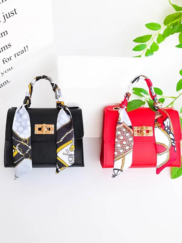 2025 Women's Silk Scarf Satchel Bags Set