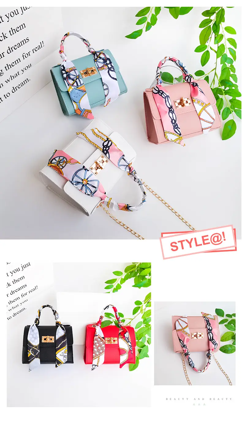 2025 Women's Silk Scarf Satchel Bags Set — feature 13