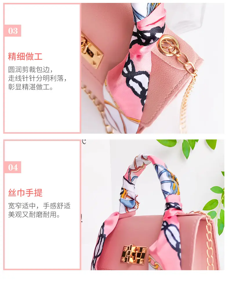 2025 Women's Silk Scarf Satchel Bags Set — feature 19