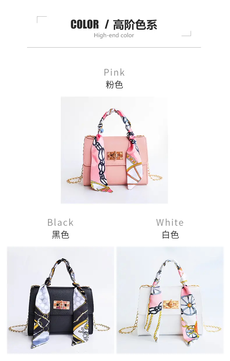 2025 Women's Silk Scarf Satchel Bags Set — feature 3