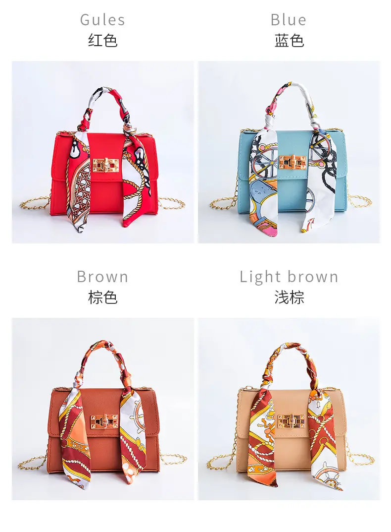 2025 Women's Silk Scarf Satchel Bags Set — feature 4