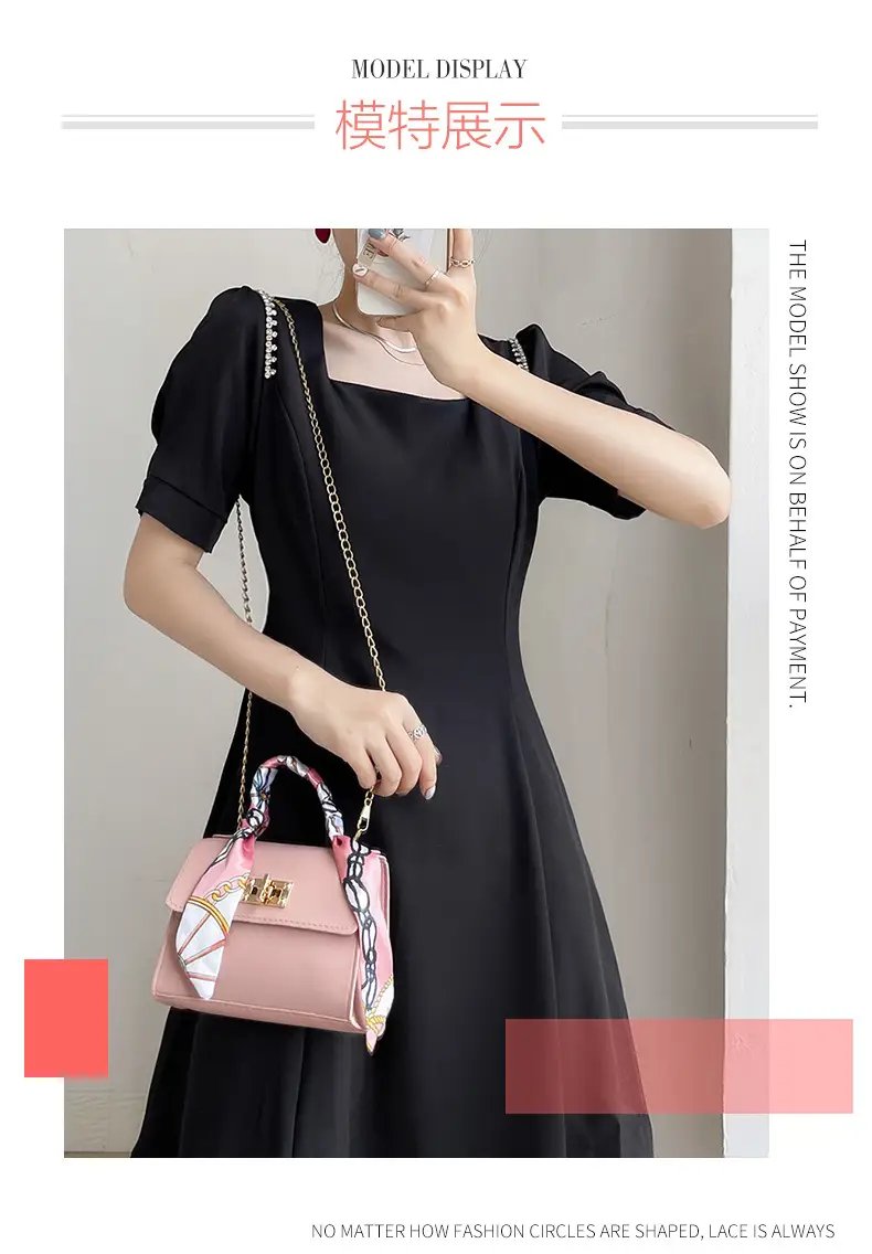 2025 Women's Silk Scarf Satchel Bags Set — feature 5