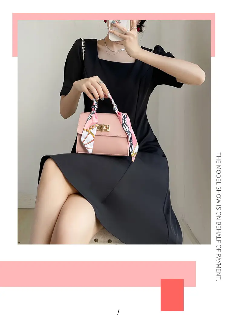 2025 Women's Silk Scarf Satchel Bags Set — feature 6
