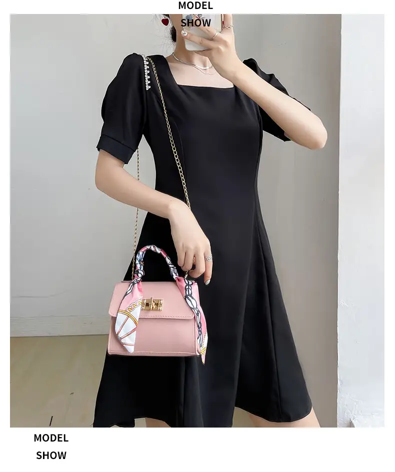 2025 Women's Silk Scarf Satchel Bags Set — feature 7