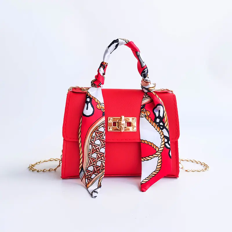 2025 Women's Silk Scarf Satchel Bags Set