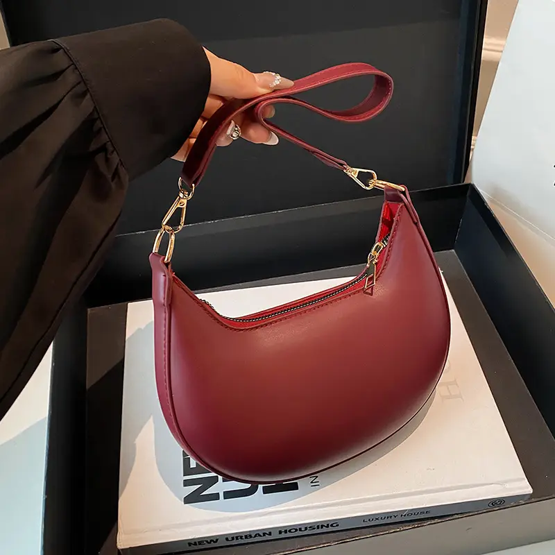 Korean Style Shoulder Bag for Women Light Grey Gold Handle — feature 18