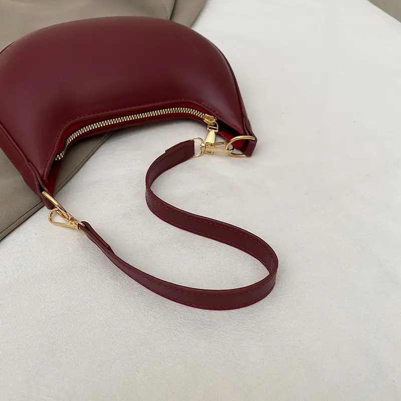 Korean Style Shoulder Bag for Women Light Grey Gold Handle — feature 7