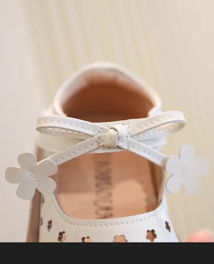 Baby Girls Cut Out Shoes Spring Summer Breathable Soft Sole — feature 7