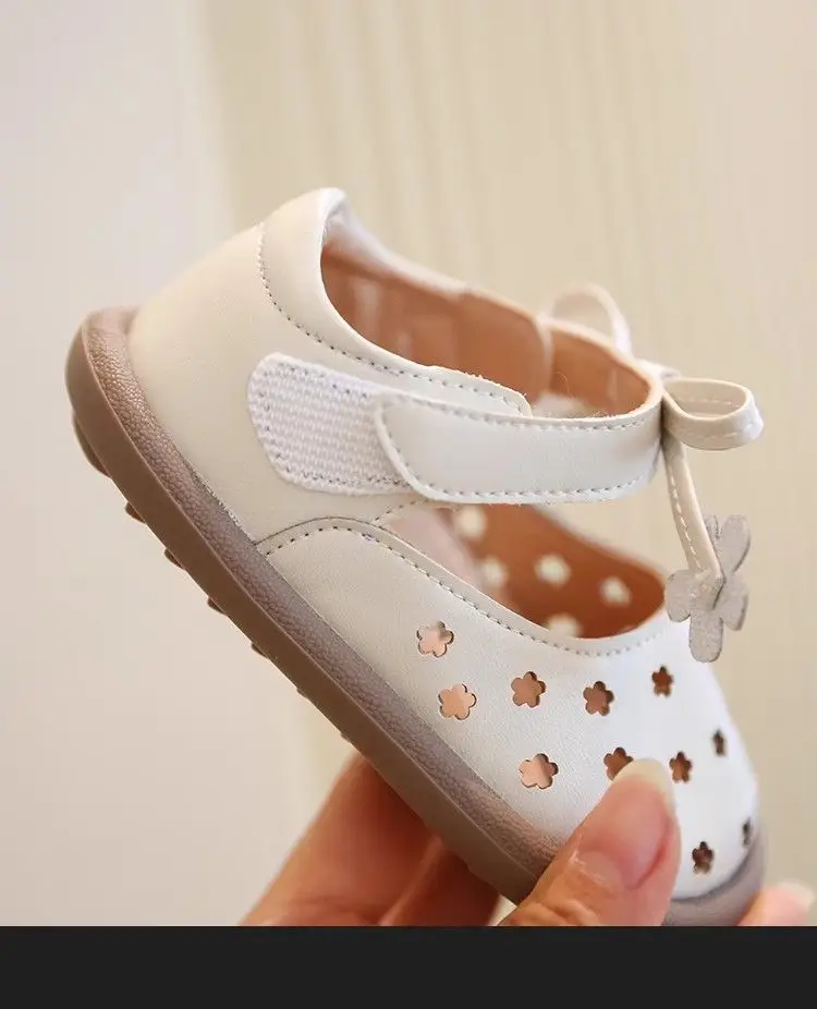 Baby Girls Cut Out Shoes Spring Summer Breathable Soft Sole — feature 8
