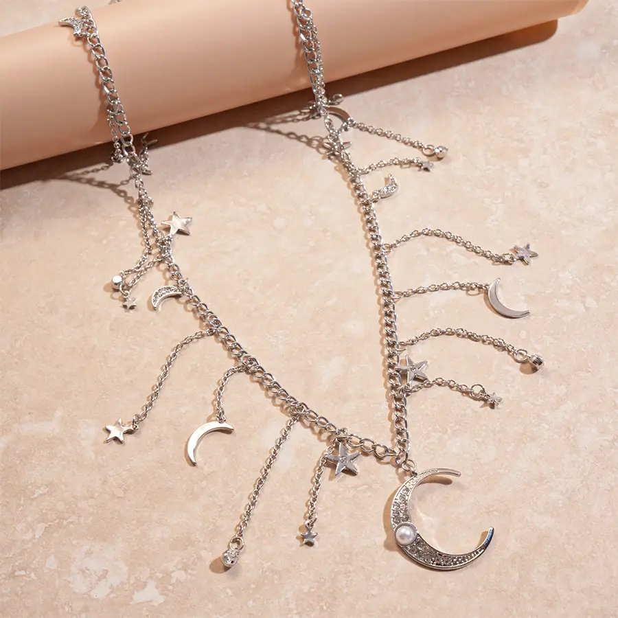 Golden Moon & Star Tassel Waist Chain for Women — feature 10