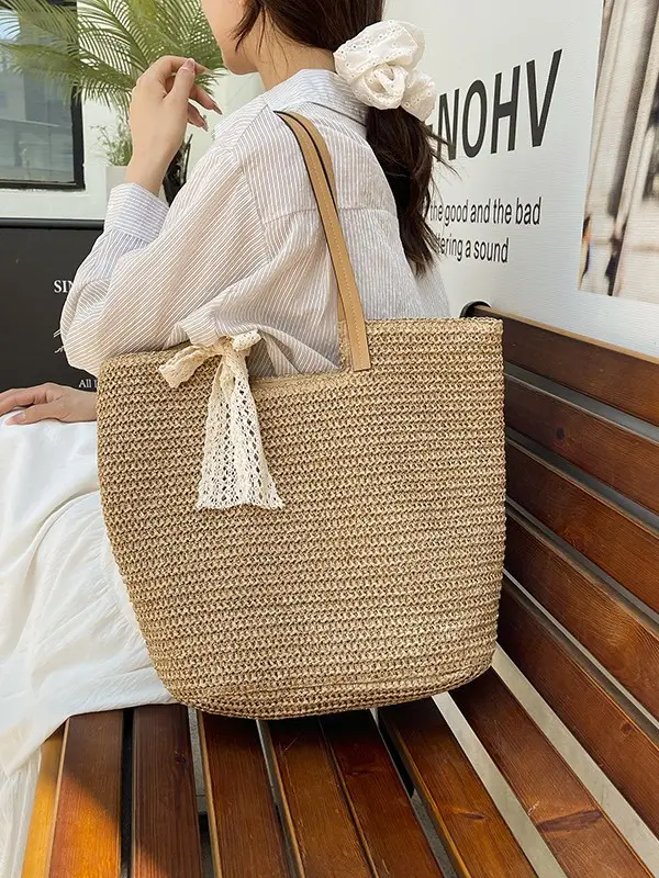 Women Straw Crossbody Bag Summer 2025 - Image 2