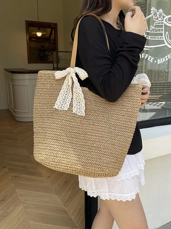 Women Straw Crossbody Bag Summer 2025 - Image 3