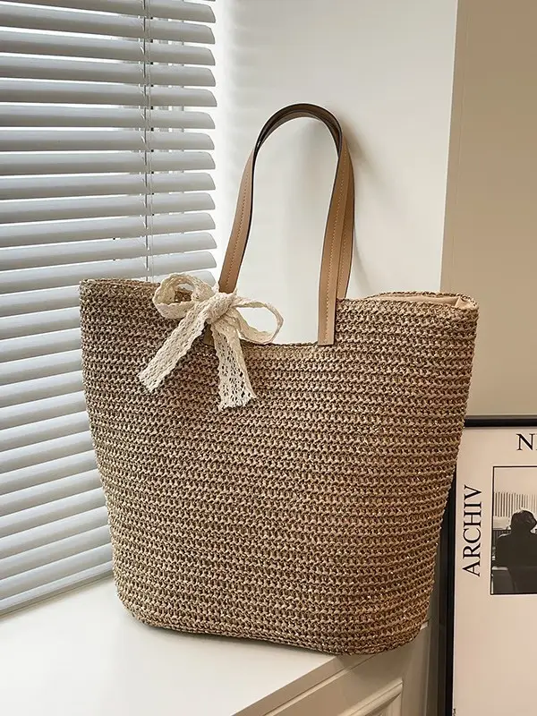Women Straw Crossbody Bag Summer 2025 - Image 4