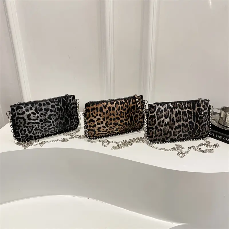2025 Leopard Print Chain Shoulder Bag for Women - Image 4