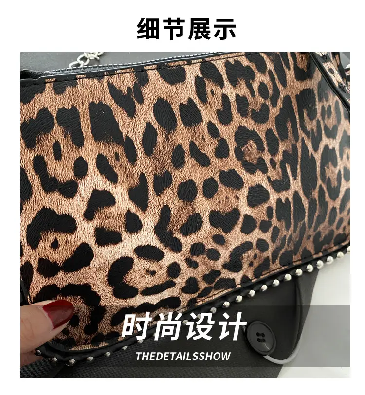 2025 Leopard Print Chain Shoulder Bag for Women — feature 2