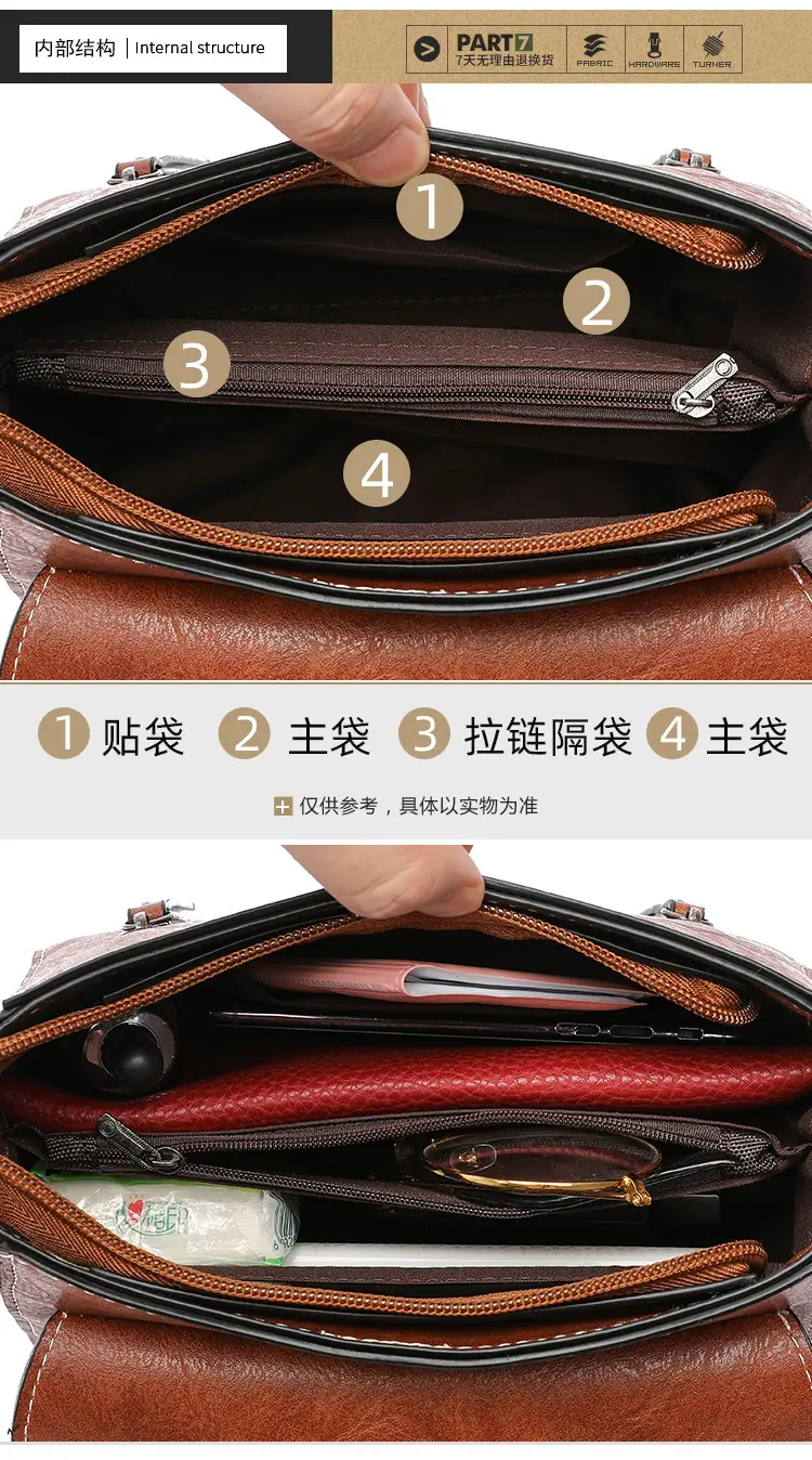 Crossbody Bag Women's New Style Portable Shoulder Bag — feature 26