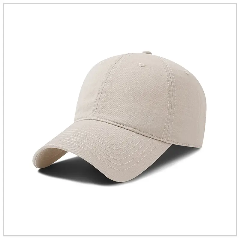 Men's Green Washed Cotton Baseball Cap - Image 12