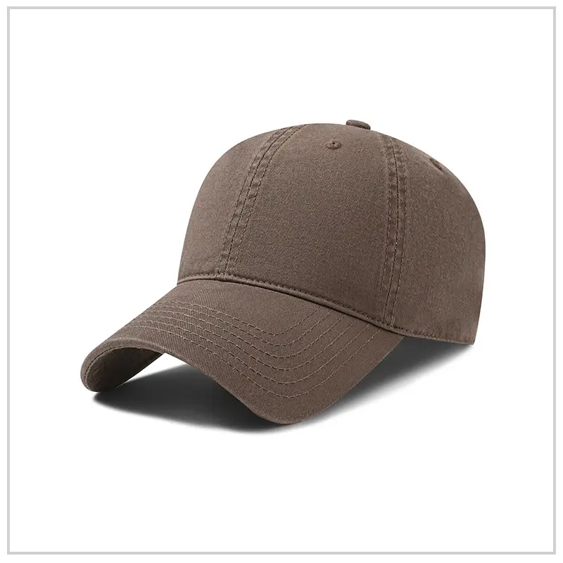 Men's Green Washed Cotton Baseball Cap - Image 13