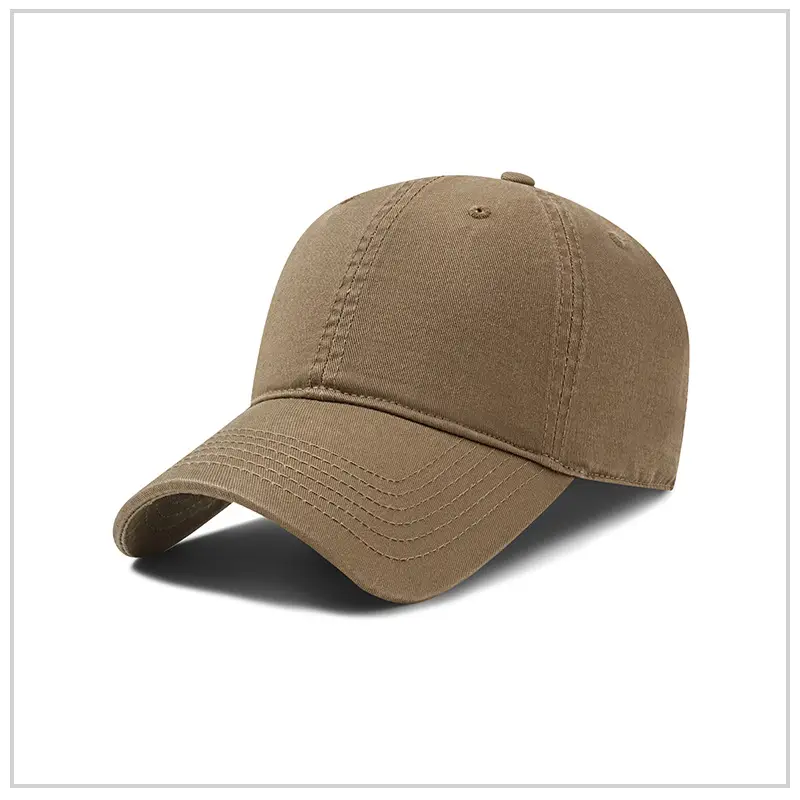 Men's Green Washed Cotton Baseball Cap - Image 14