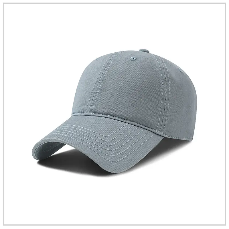Men's Green Washed Cotton Baseball Cap - Image 6