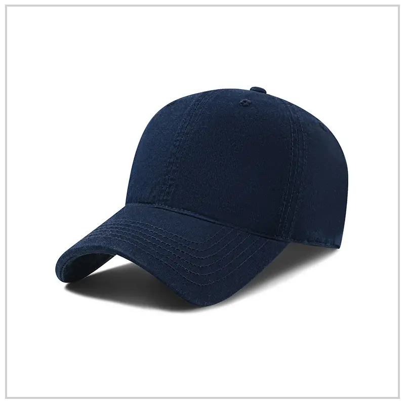 Men's Green Washed Cotton Baseball Cap - Image 8