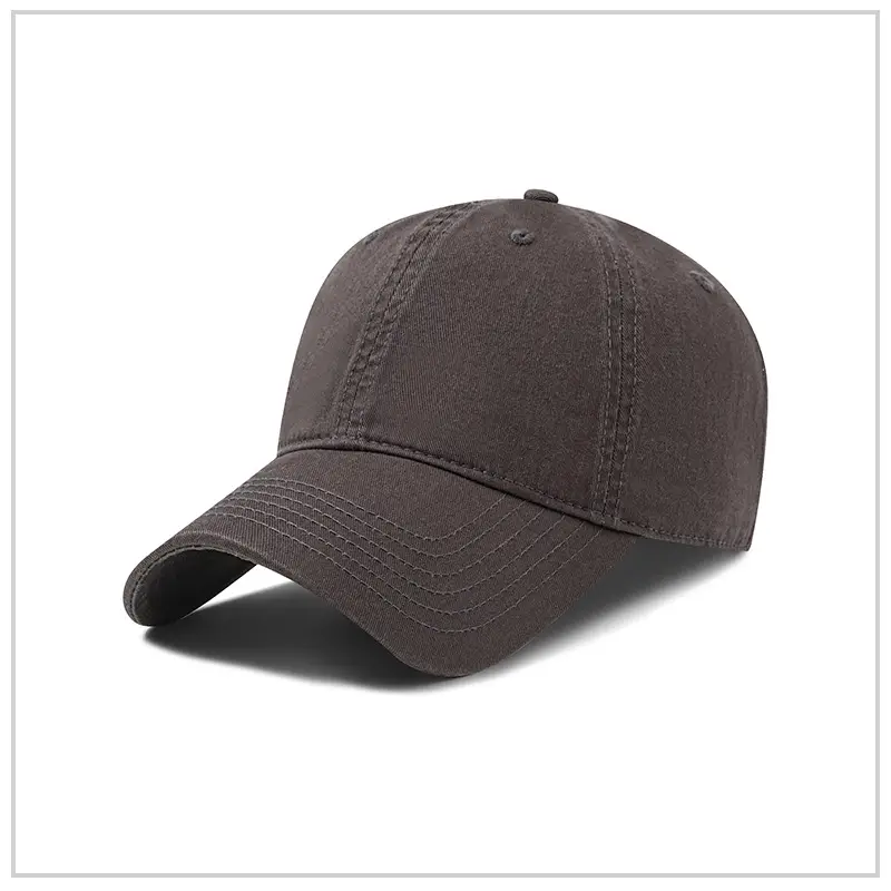 Men's Green Washed Cotton Baseball Cap - Image 9