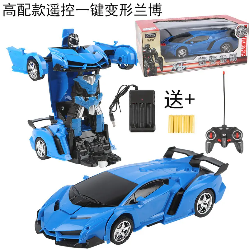 Children's Toys Transforming Remote Control Car Gesture Sensor Charging Remote Control King Kong Robot Boy Toy Racing Car