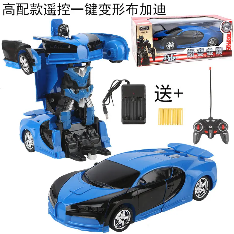 Children's Toys Transforming Remote Control Car Gesture Sensor Charging Remote Control King Kong Robot Boy Toy Racing Car