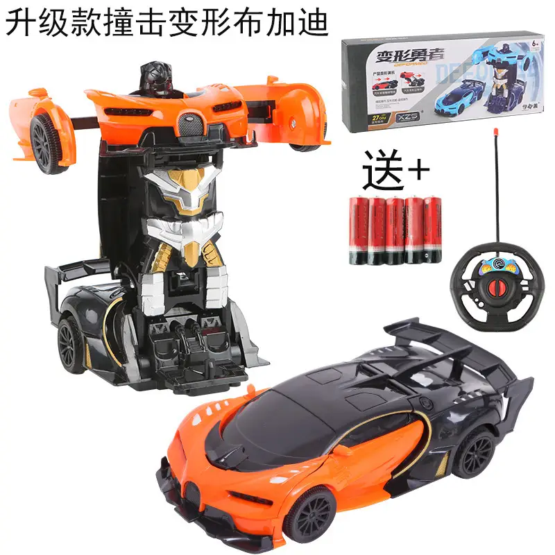 Children's Toys Transforming Remote Control Car Gesture Sensor Charging Remote Control King Kong Robot Boy Toy Racing Car
