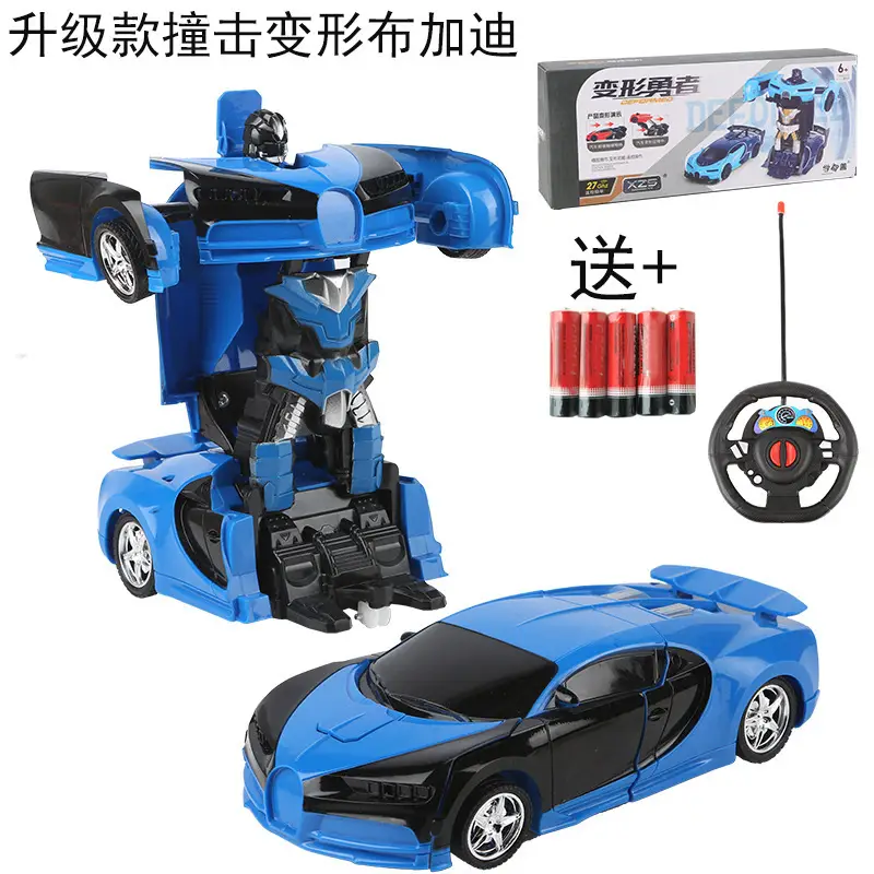 Children's Toys Transforming Remote Control Car Gesture Sensor Charging Remote Control King Kong Robot Boy Toy Racing Car