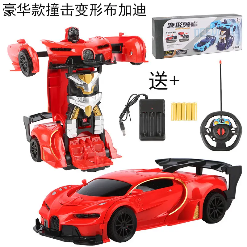 Children's Toys Transforming Remote Control Car Gesture Sensor Charging Remote Control King Kong Robot Boy Toy Racing Car