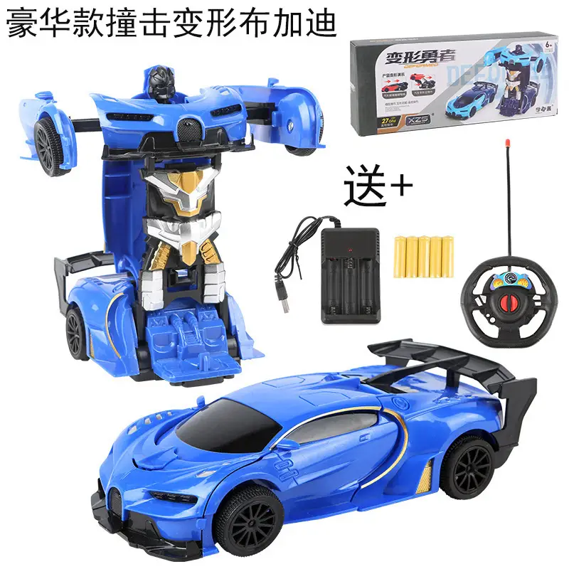 Children's Toys Transforming Remote Control Car Gesture Sensor Charging Remote Control King Kong Robot Boy Toy Racing Car