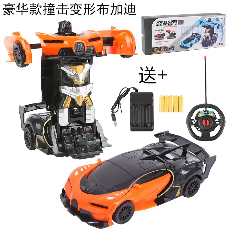 Children's Toys Transforming Remote Control Car Gesture Sensor Charging Remote Control King Kong Robot Boy Toy Racing Car
