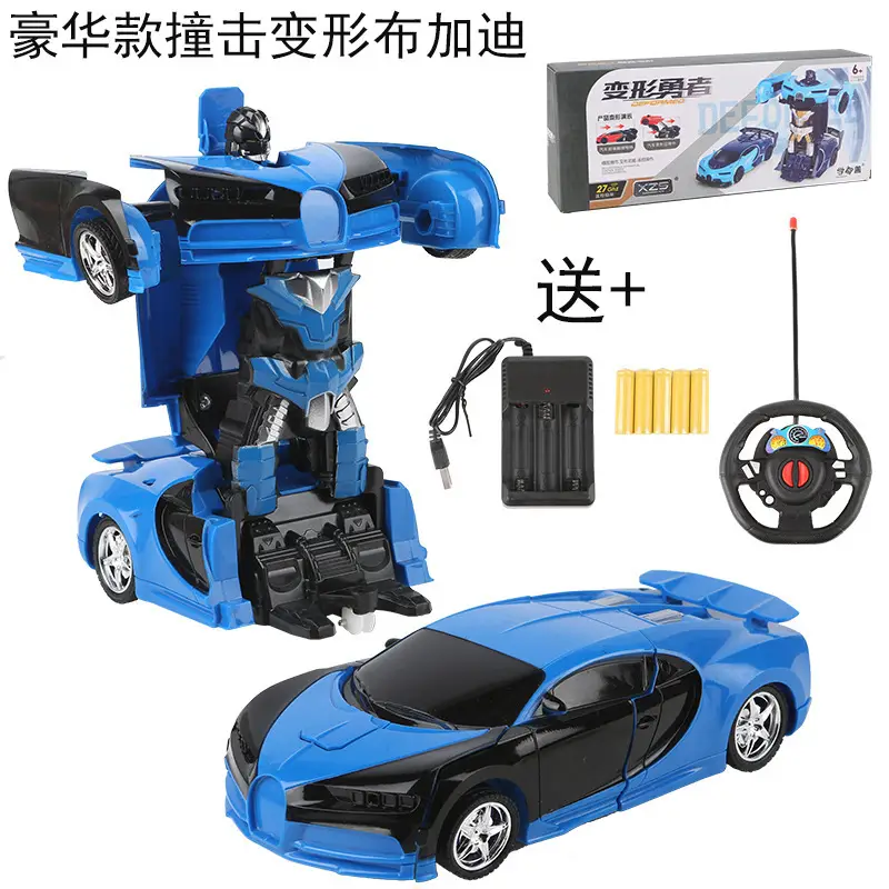 Children's Toys Transforming Remote Control Car Gesture Sensor Charging Remote Control King Kong Robot Boy Toy Racing Car