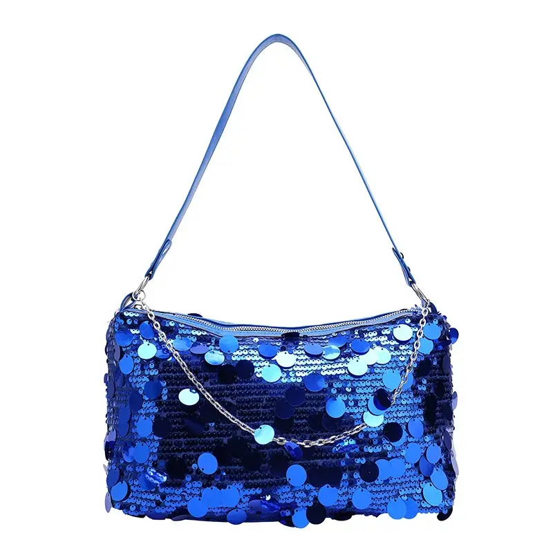 Sequin Chain Shoulder Bag Large Capacity Summer Style - Image 9