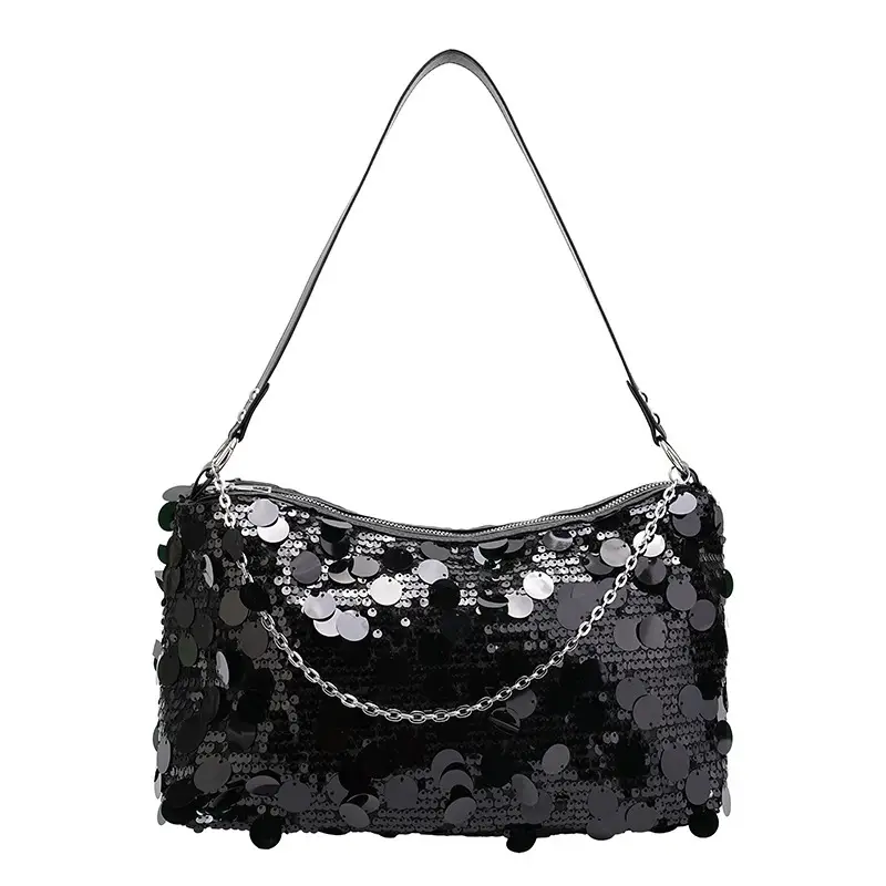 Sequin Chain Shoulder Bag Large Capacity Summer Style - Image 2