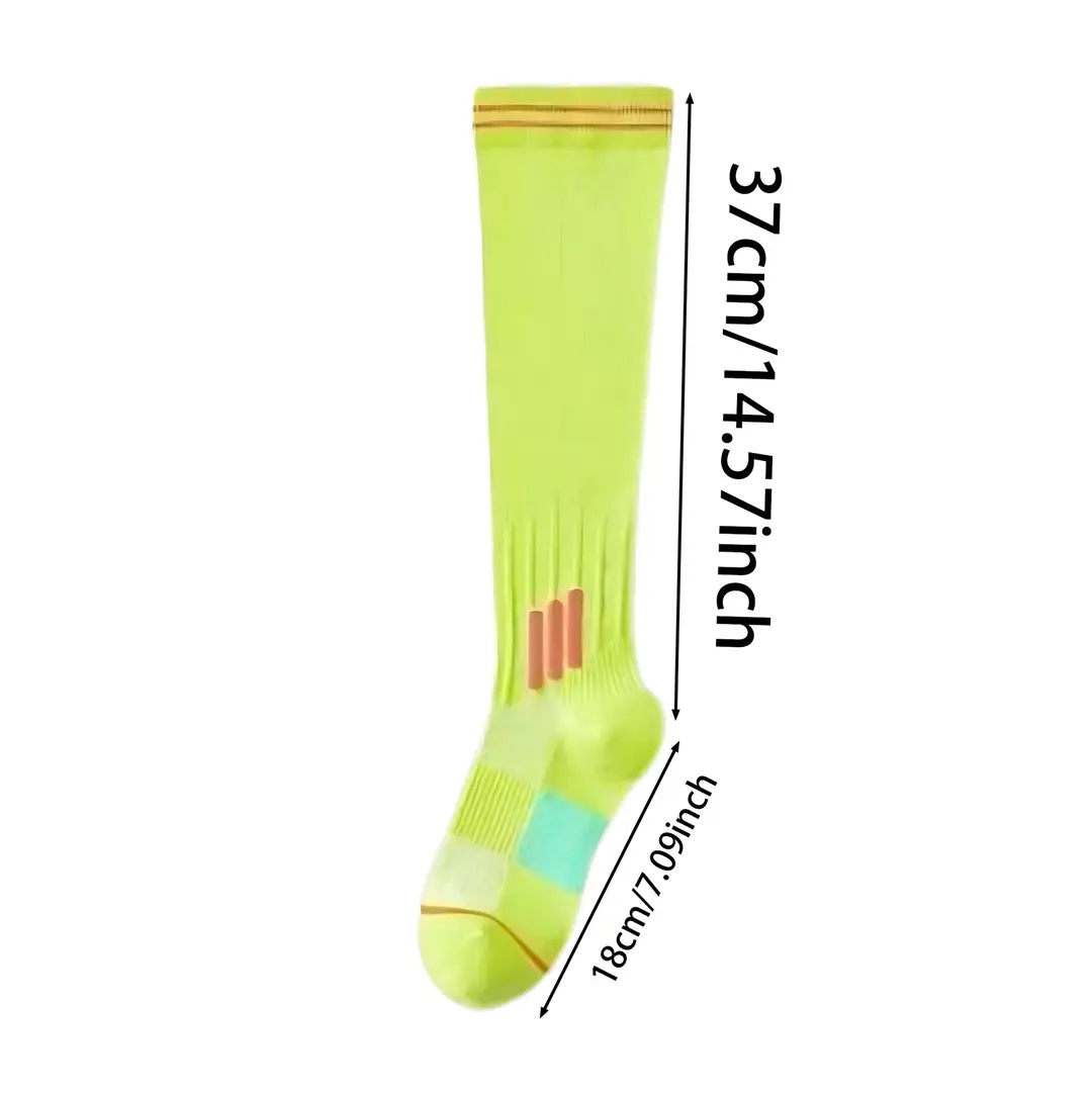 Spring and Summer Special Sports Functional Calf Socks for Women's Fitness Running Skipping Rope Compression Elastic Slimming Leg Long Pressure Socks