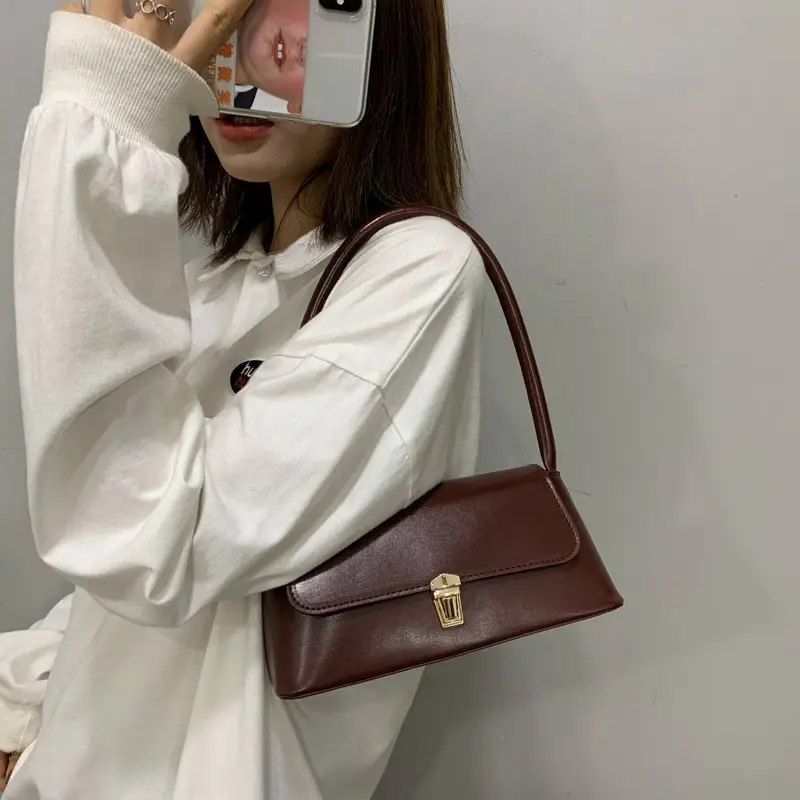 Brown Leather Shoulder Bag for Women 2025 - Image 7