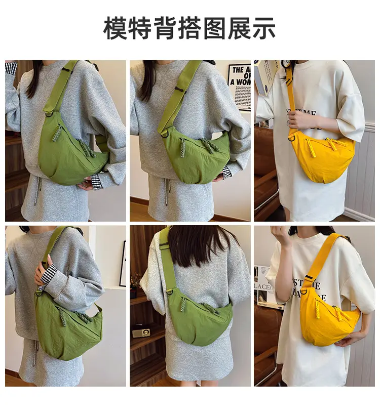 2025 Green Canvas Shoulder Bag for Women — feature 10