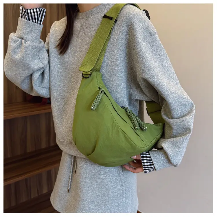 2025 Green Canvas Shoulder Bag for Women — feature 11