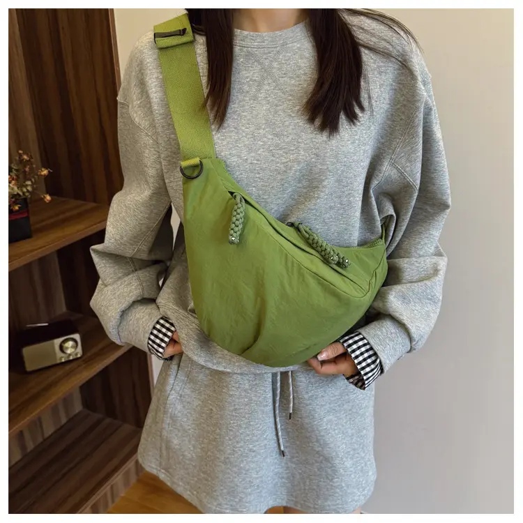 2025 Green Canvas Shoulder Bag for Women — feature 12