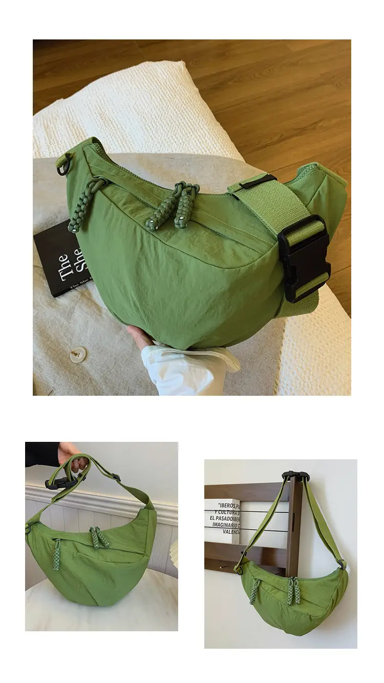 2025 Green Canvas Shoulder Bag for Women — feature 36