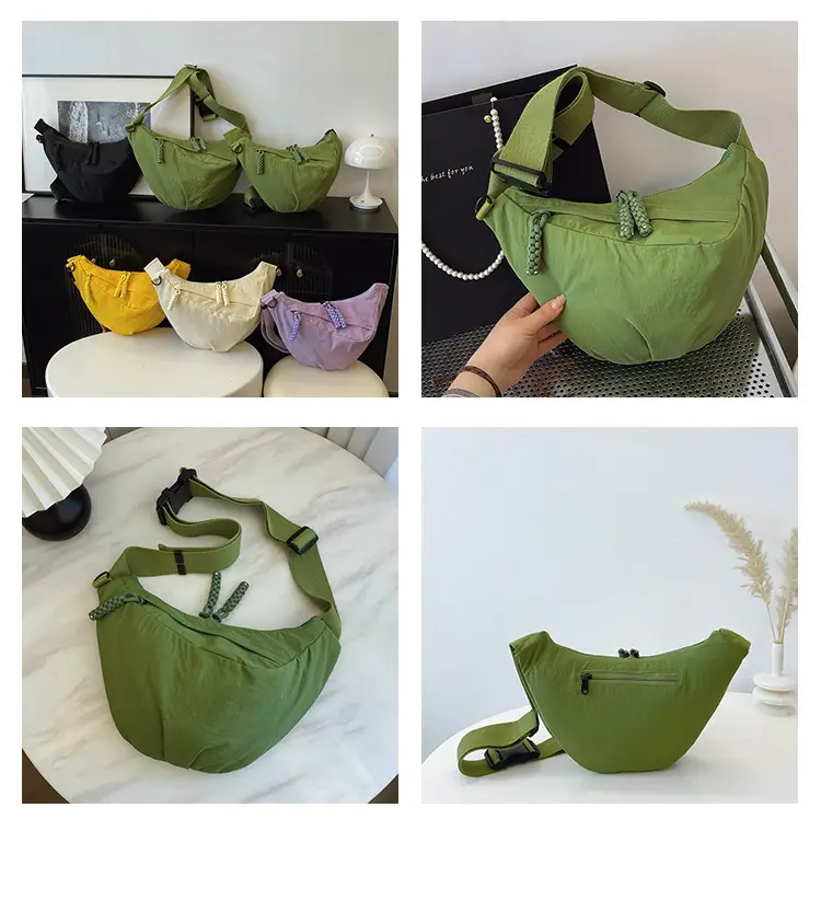 2025 Green Canvas Shoulder Bag for Women — feature 9