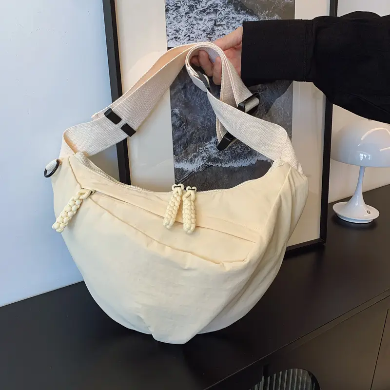 2025 Green Canvas Shoulder Bag for Women - Image 2